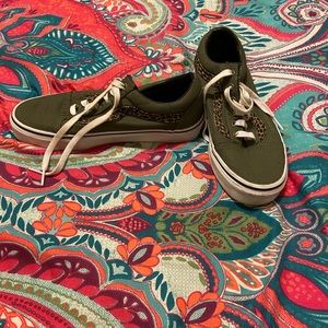 Olive & Cheetah Vans